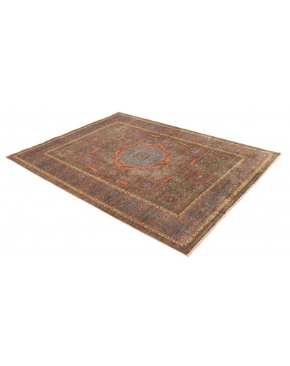 Tappeto Mamlouk Pakistan verde giallo 175x236