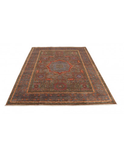 Tappeto Mamlouk Pakistan verde giallo 175x236