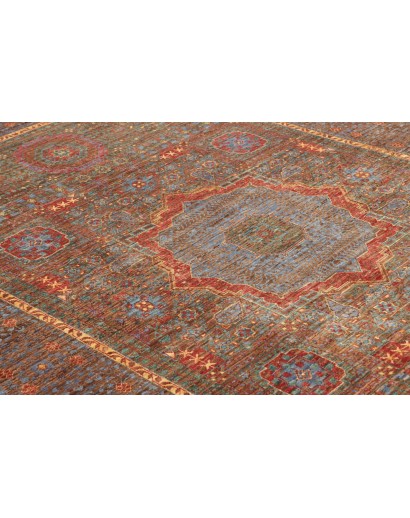 Tappeto Mamlouk Pakistan verde giallo 175x236
