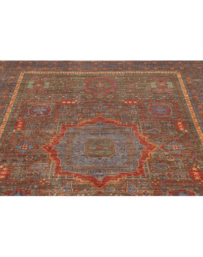 Tappeto Mamlouk Pakistan verde giallo 175x236