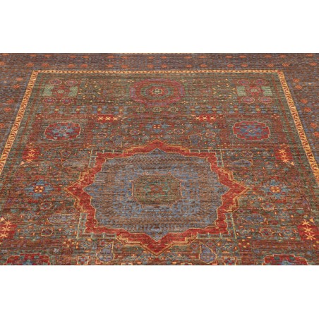 Tappeto Mamlouk Pakistan verde giallo 175x236