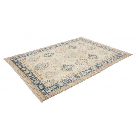 Tappeto Kazak Afghanistan bianco grigio 173x237