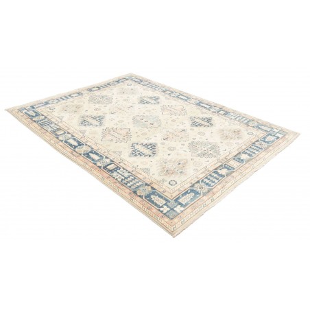 Tappeto Kazak Afghanistan bianco grigio 173x237