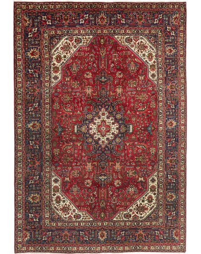 Tappeto Tabriz Persia marrone 202x293