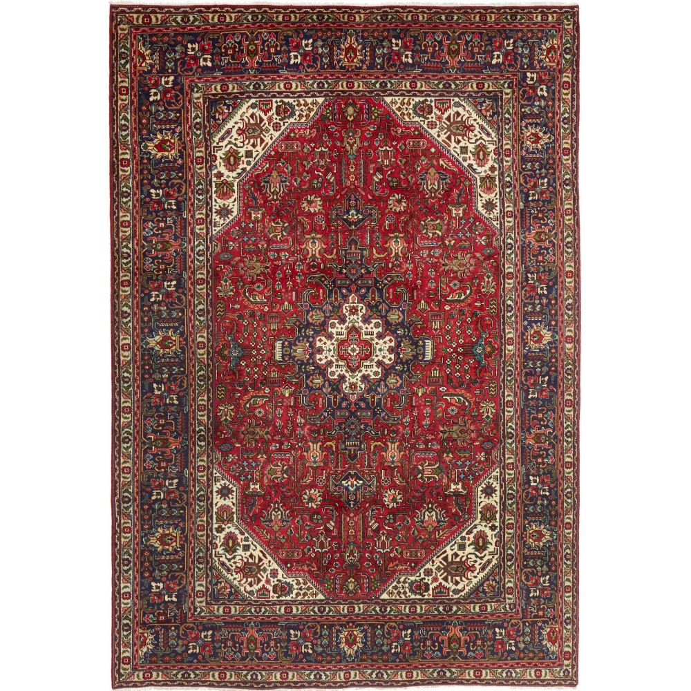 Tappeto Tabriz Persia marrone 202x293 Tappeto Tabriz Persia marrone 202x293