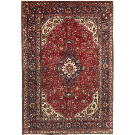 Tappeto Tabriz Persia marrone 202x293