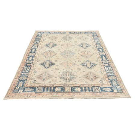 Tappeto Kazak Afghanistan bianco grigio 173x237