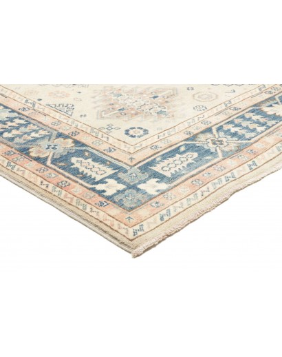 Tappeto Kazak Afghanistan bianco grigio 173x237