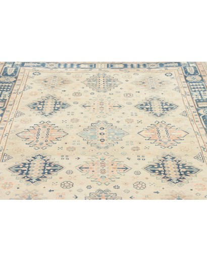 Tappeto Kazak Afghanistan bianco grigio 173x237