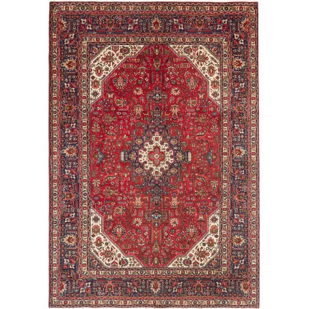Tappeto Tabriz Persia marrone giallo 200x290