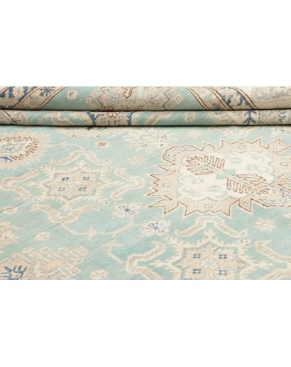 Tappeto Kazak Fine Pakistan beige bianco 276x365