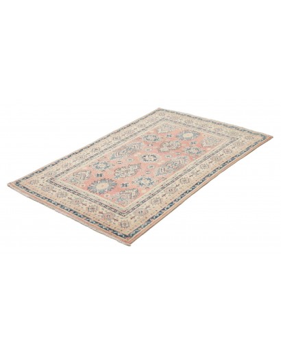Tappeto Kazak Afghanistan bianco azzurro 95x155