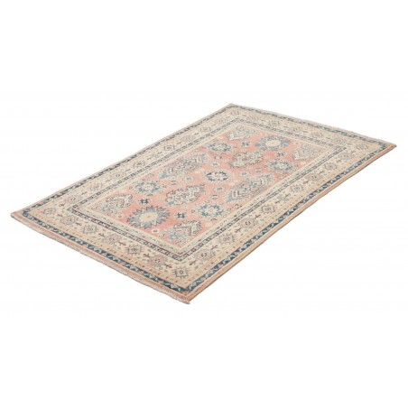 Tappeto Kazak Afghanistan bianco azzurro 95x155