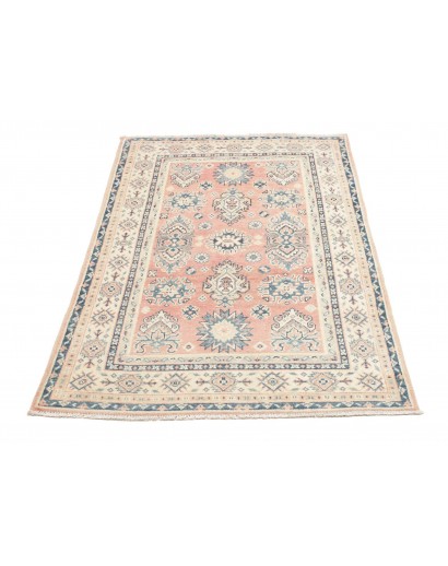Tappeto Kazak Afghanistan bianco azzurro 95x155