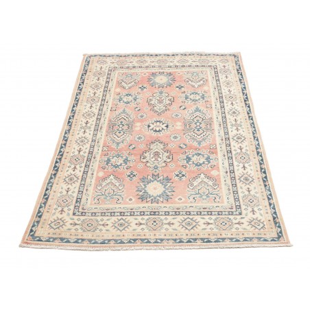 Tappeto Kazak Afghanistan bianco azzurro 95x155