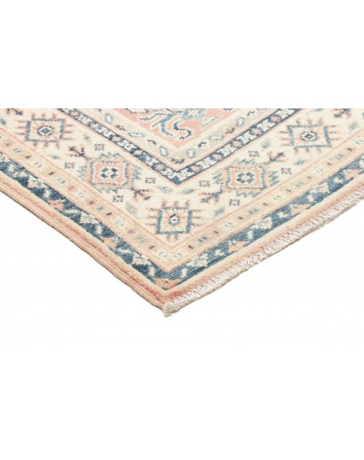 Tappeto Kazak Afghanistan bianco azzurro 95x155