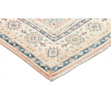 Tappeto Kazak Afghanistan bianco azzurro 95x155