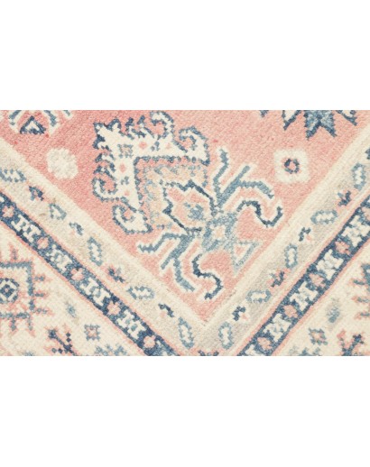Tappeto Kazak Afghanistan bianco azzurro 95x155