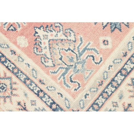 Tappeto Kazak Afghanistan bianco azzurro 95x155