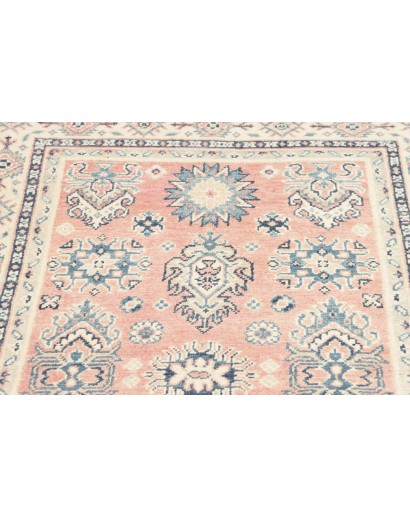 Tappeto Kazak Afghanistan bianco azzurro 95x155