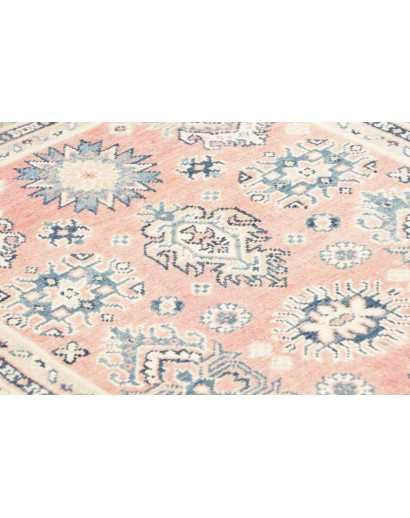 Tappeto Kazak Afghanistan bianco azzurro 95x155