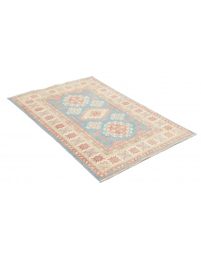 Tappeto Kazak Afghanistan bianco beige 99x149