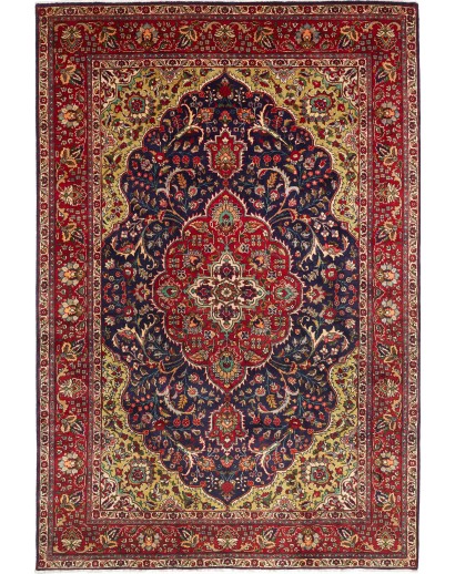 Tappeto Tabriz Persia marrone 200x293