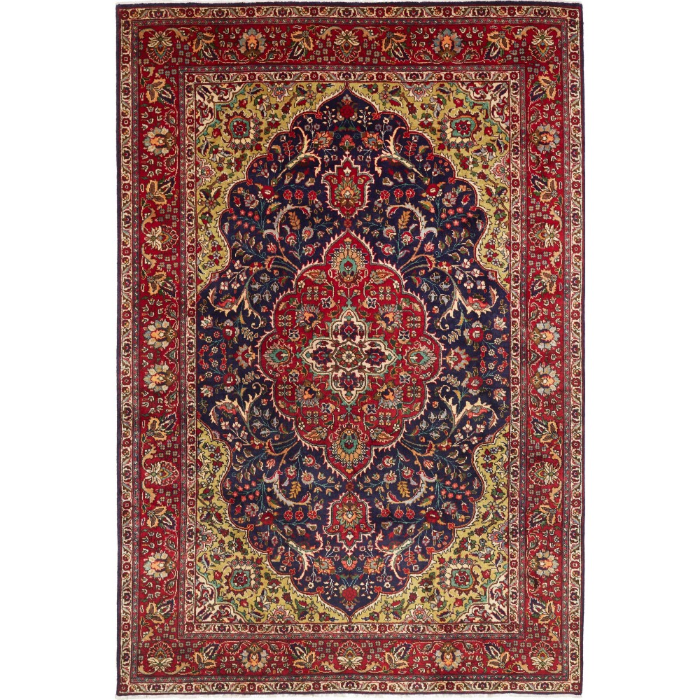 Tappeto Tabriz Persia marrone 200x293 Tappeto Tabriz Persia marrone 200x293
