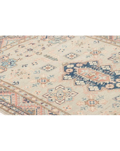 Tappeto Kazak Afghanistan beige bianco 118x177