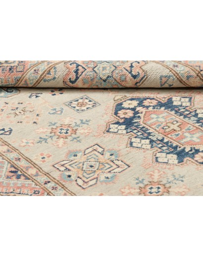 Tappeto Kazak Afghanistan beige bianco 118x177