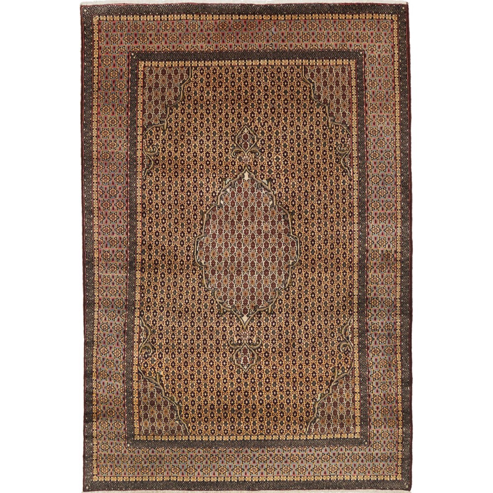 Tappeto Moud Persia verde marrone 142x213