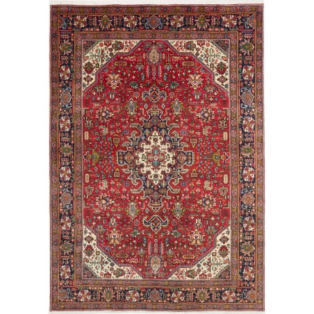 Tappeto Tabriz Persia marrone grigio 200x277