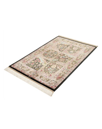 Tappeto Ghom seta Persia bianco 100x149