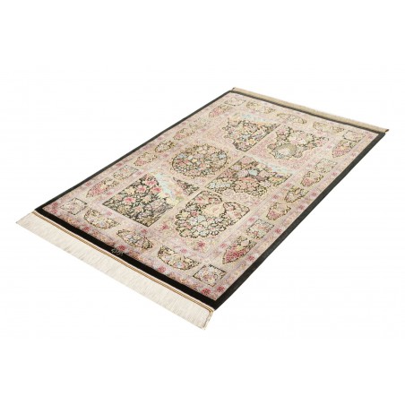 Tappeto Ghom seta Persia bianco 100x149