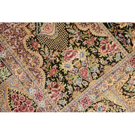 Tappeto Ghom seta Persia bianco 100x149