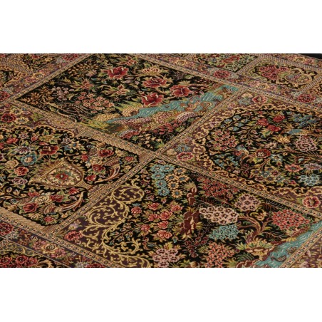 Tappeto Ghom seta Persia bianco 100x149