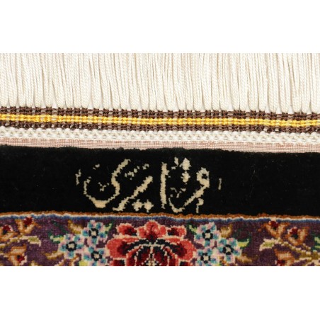 Tappeto Ghom seta Persia bianco 100x149