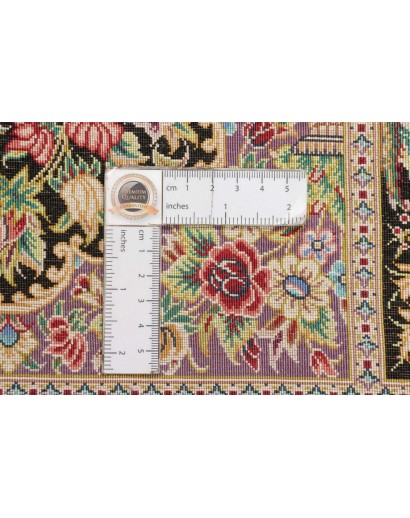 Tappeto Ghom seta Persia bianco 100x149