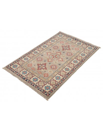 Tappeto Kazak Afghanistan marrone azzurro 83x125