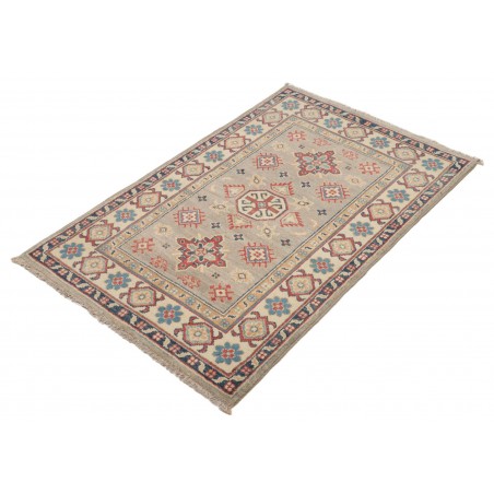 Tappeto Kazak Afghanistan marrone azzurro 83x125