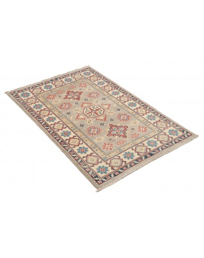 Tappeto Kazak Afghanistan marrone azzurro 83x125