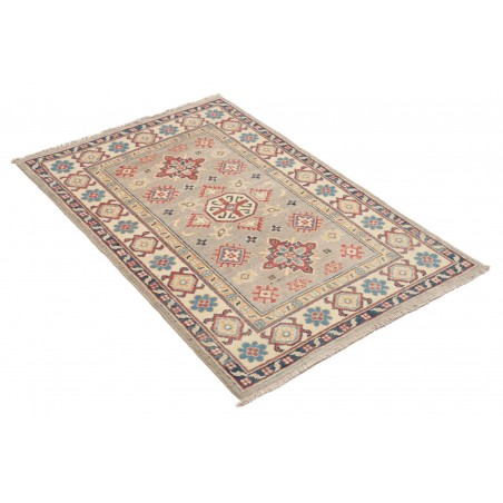 Tappeto Kazak Afghanistan marrone azzurro 83x125