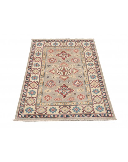Tappeto Kazak Afghanistan marrone azzurro 83x125