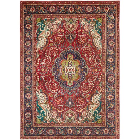 Tappeto Tabriz Persia marrone grigio 205x280