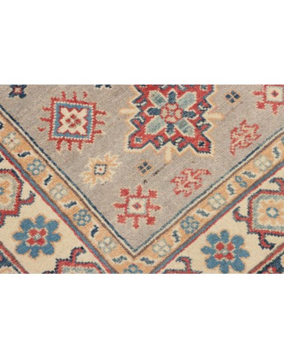 Tappeto Kazak Afghanistan marrone azzurro 83x125