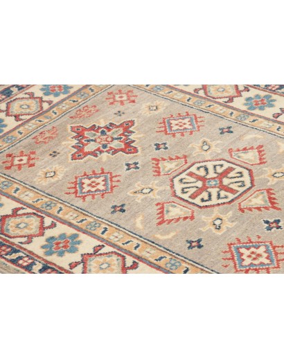 Tappeto Kazak Afghanistan marrone azzurro 83x125
