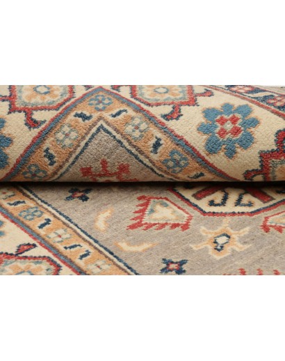 Tappeto Kazak Afghanistan marrone azzurro 83x125