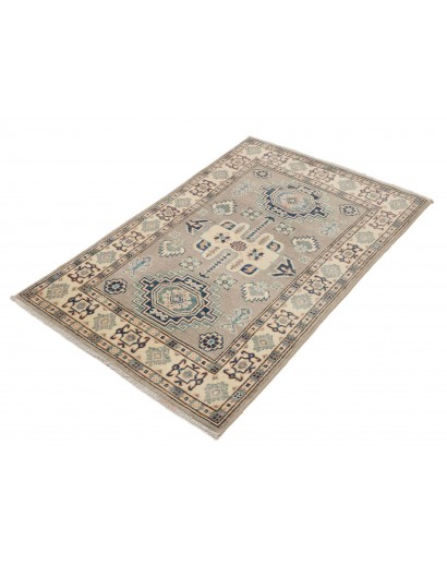 Tappeto Kazak Afghanistan azzurro marrone 83x125