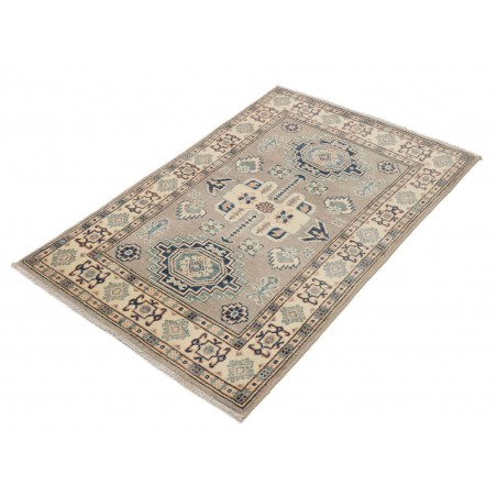 Tappeto Kazak Afghanistan azzurro marrone 83x125