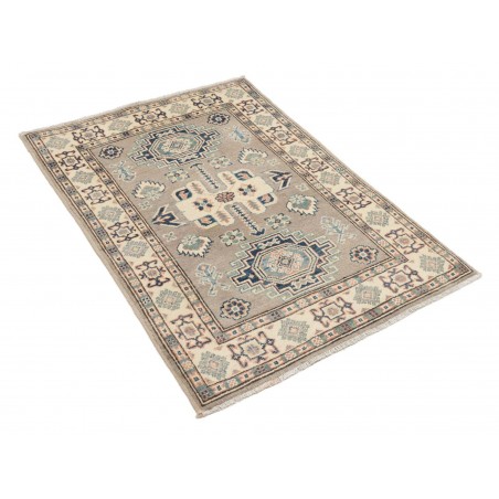 Tappeto Kazak Afghanistan azzurro marrone 83x125
